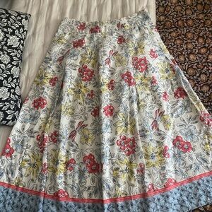 Talbot printed midi skirt